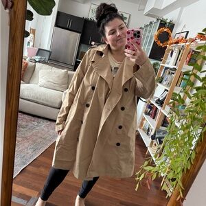 Universal Standard Beige Trench Coat